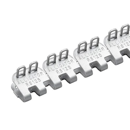 Flexco Staple Fastener; 0.45 in. Staple Length; For Conveyor Belt; Steel RS125J24/600NC NR. 54520